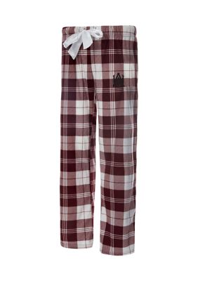 HBCU Alabama A&M Bulldogs Plaid Silky Fleece Pants