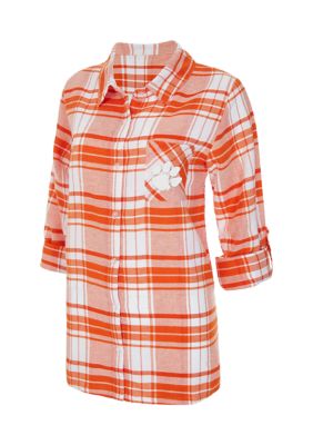 NCAA Clemson Tigers Accolade Flannel Nightshirt