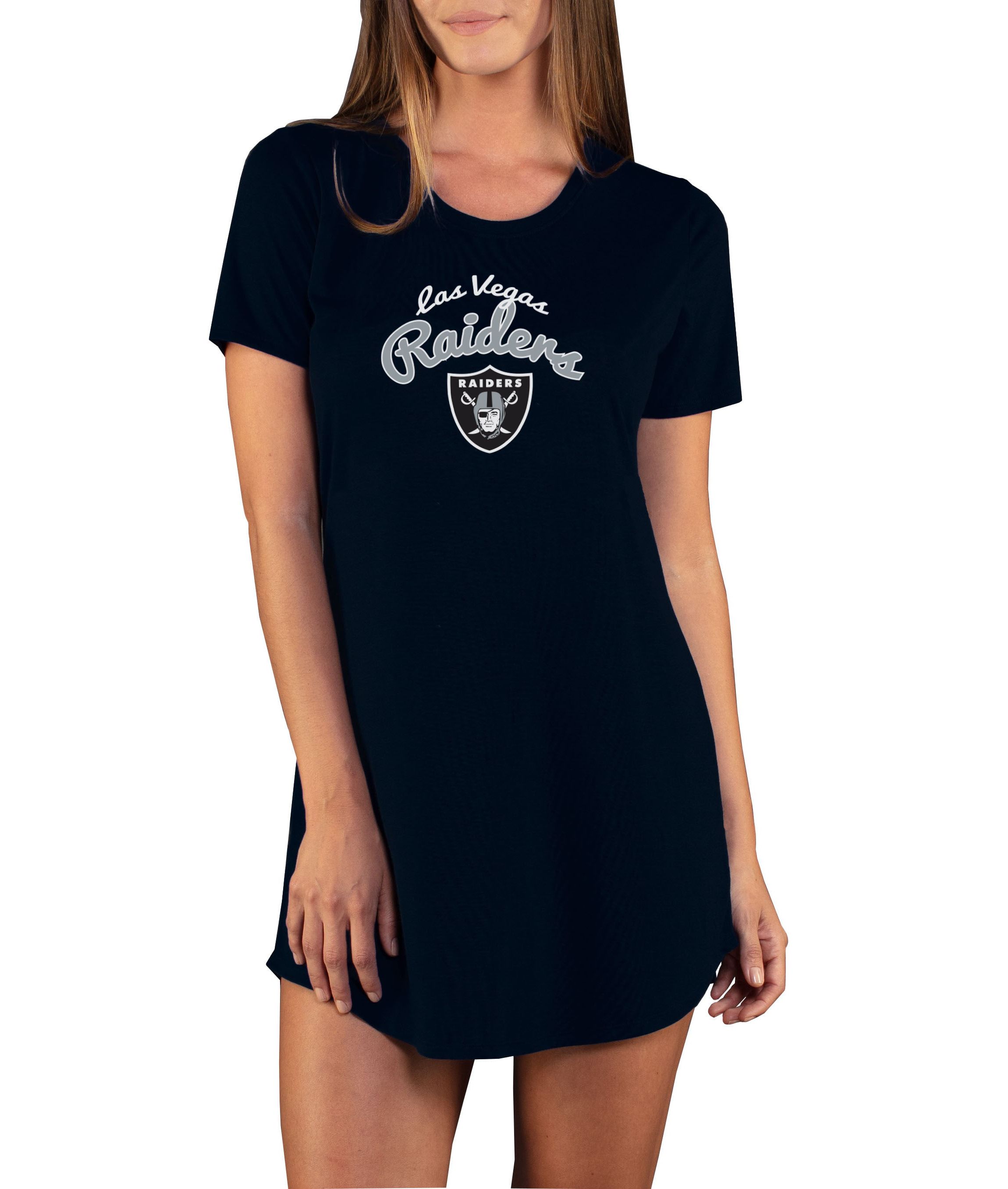 NFL Oakland Raiders Marathon Las Vegas Raiders Ladies Nightshirt