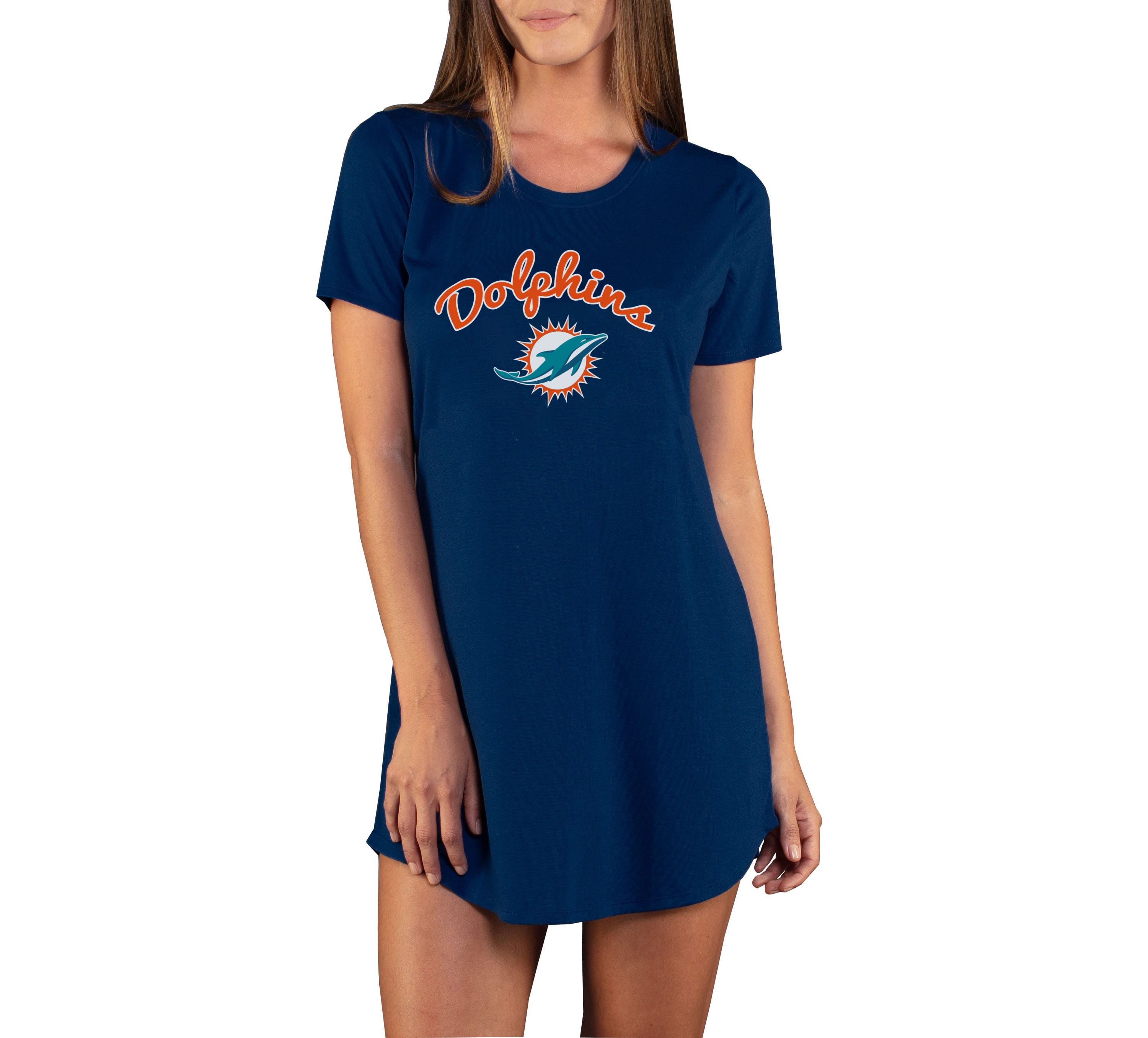 NFL Marathon Miami Dolphins Ladies Nightshirt