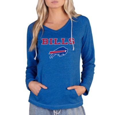 Concepts Sport NFL Mainstream Buffalo Bills Ladies' LS Hooded Top, Small
