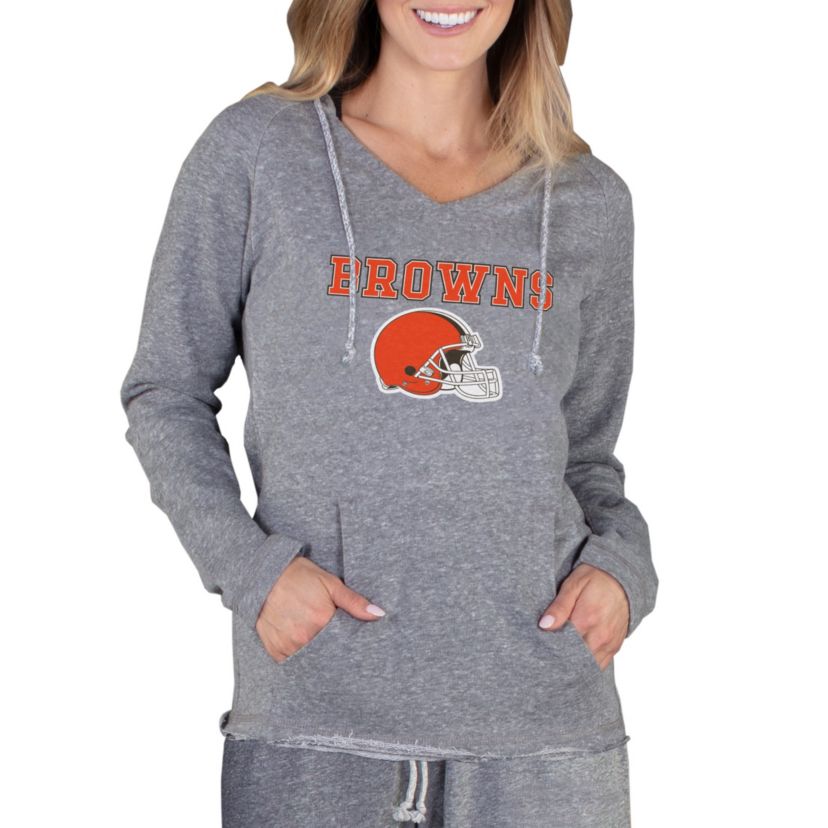 NFL Ladies Cleveland Browns Mainstream LS Hooded Top