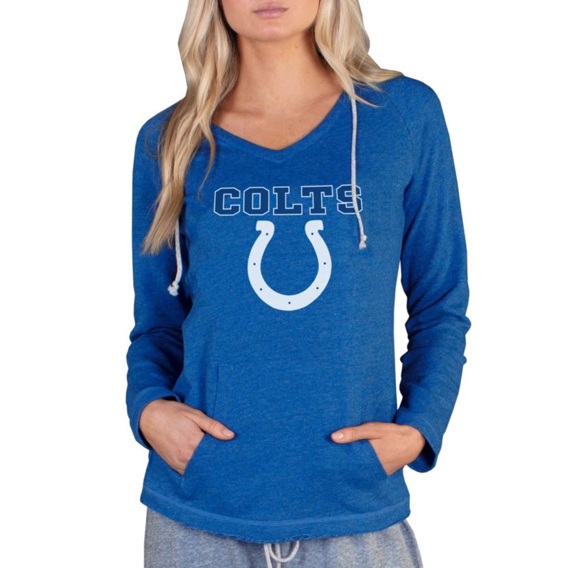 NFL Mainstream Indianapolis Colts Ladies LS Hooded Top
