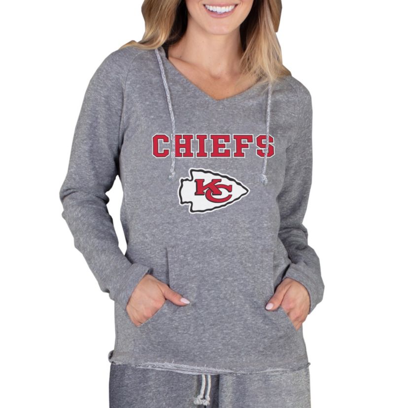 NFL Mainstream Kansas City Chiefs Ladies LS Hooded Top