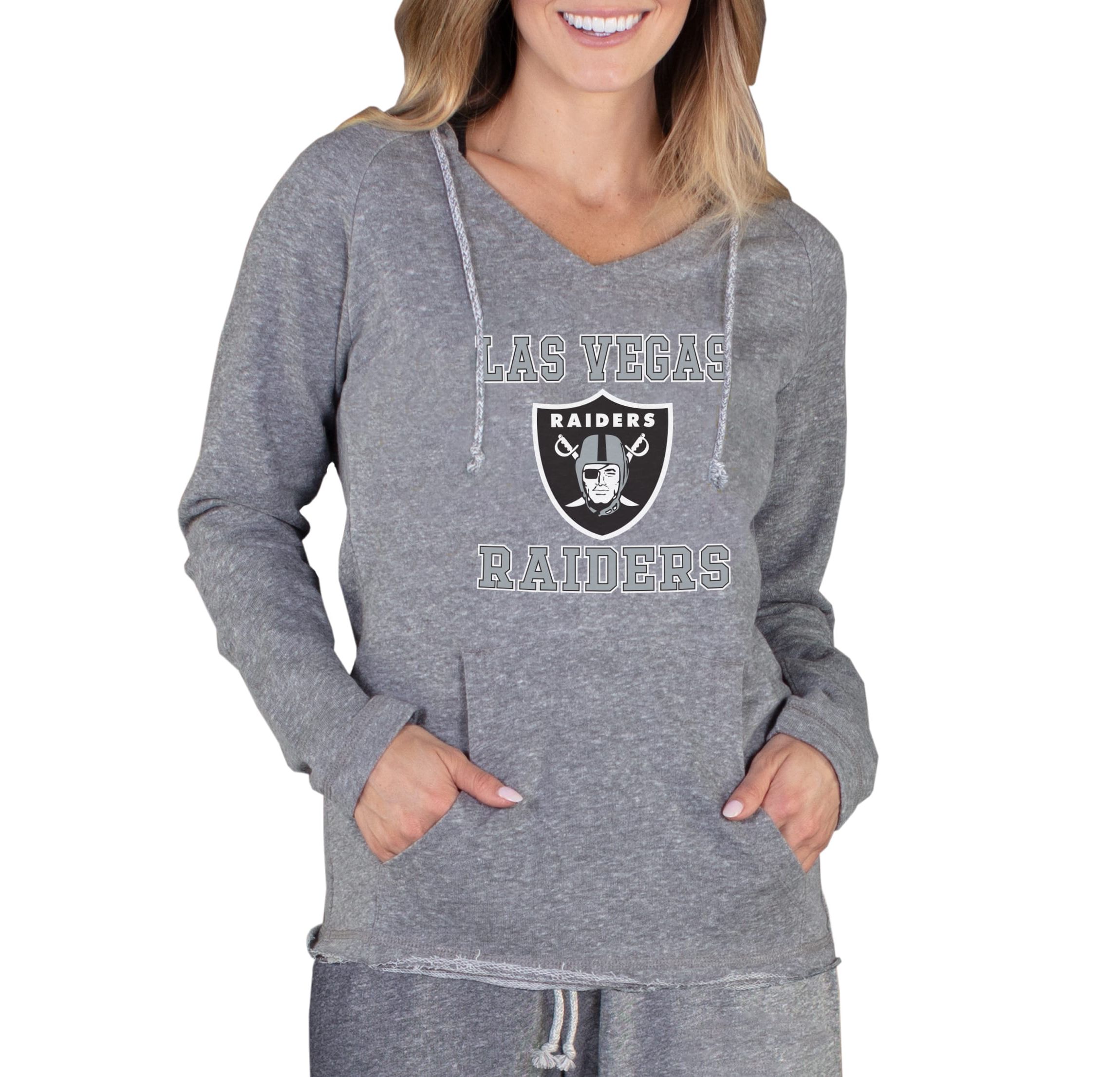 NFL Oakland Raiders Mainstream Las Vegas Raiders Ladies LS Hooded Top