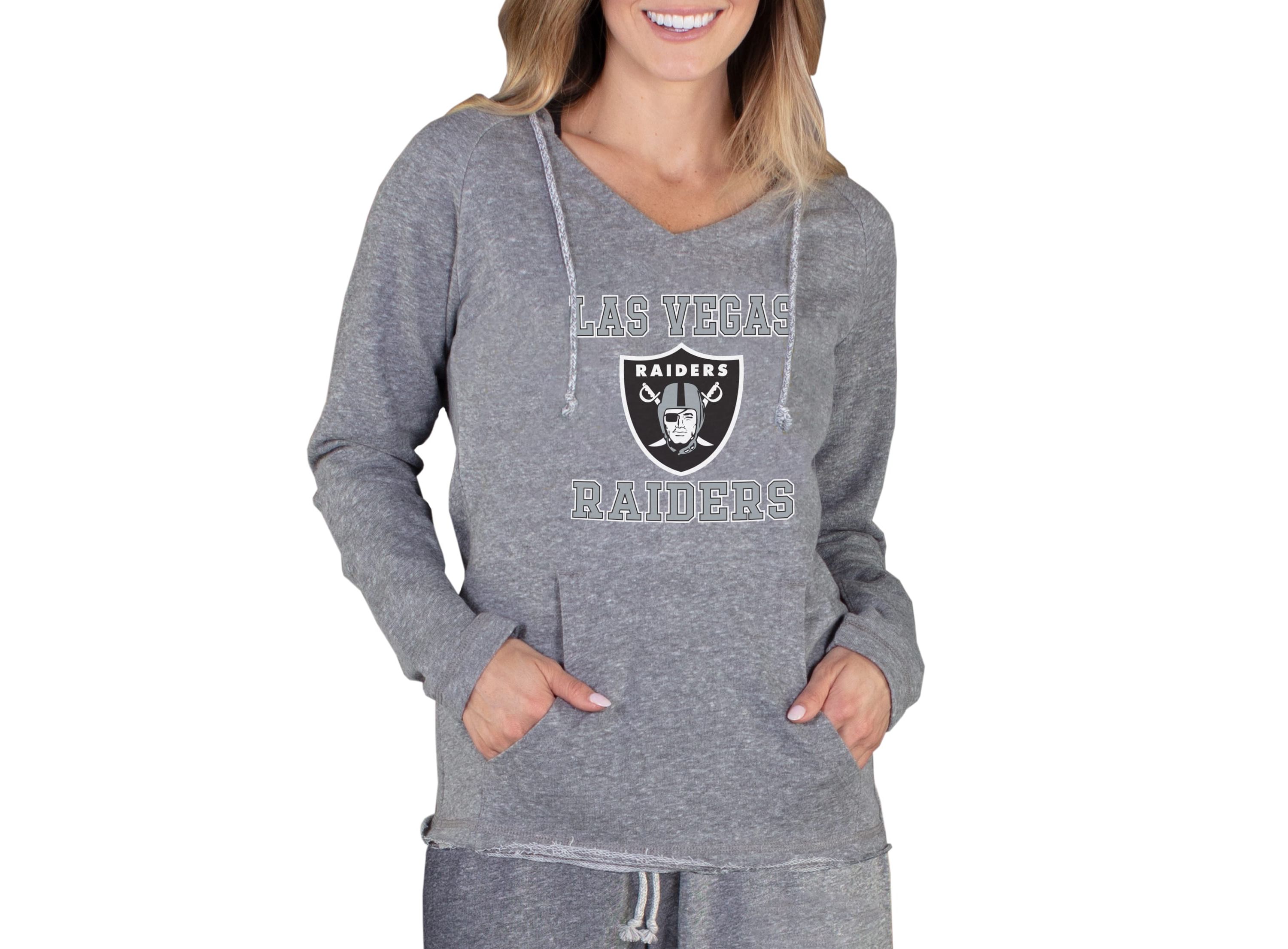 NFL Oakland Raiders Mainstream Las Vegas Raiders Ladies LS Hooded Top