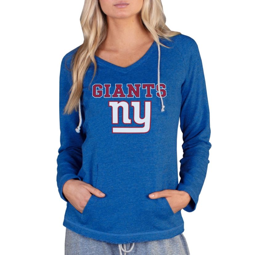 NFL Mainstream New York Giants Ladies LS Hooded Top