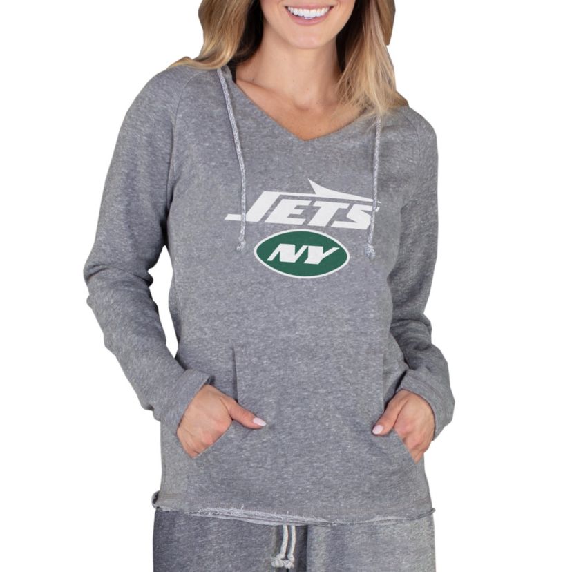 NFL Ladies New York Jets Mainstream LS Hooded Top