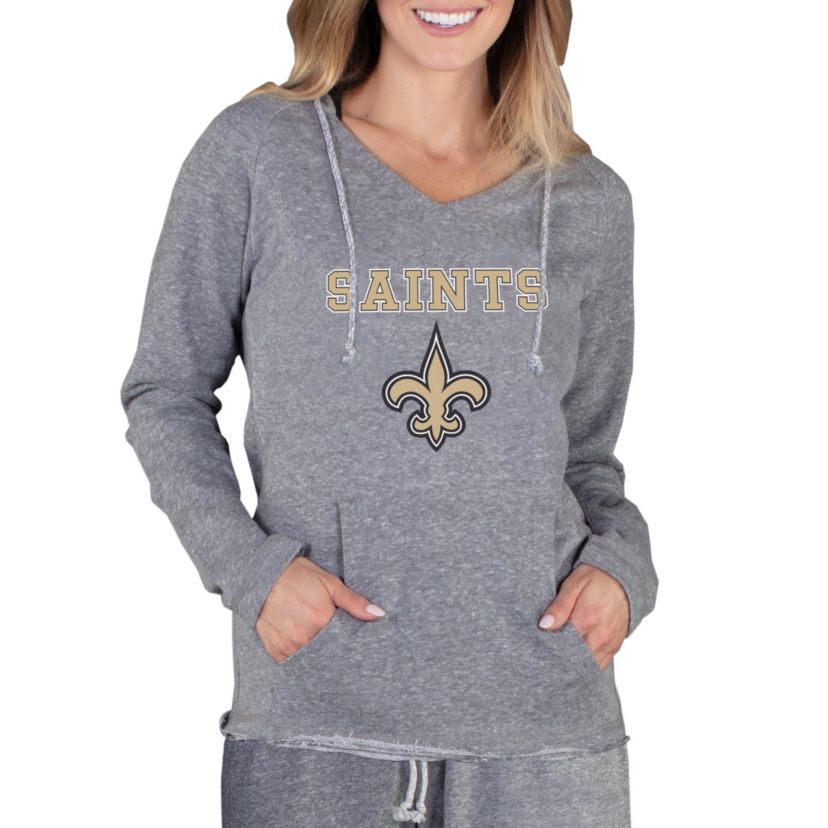 NFL Mainstream New Orleans Saints Ladies LS Hooded Top