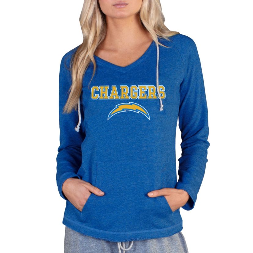 NFL Mainstream Los Angeles Chargers Ladies LS Hooded Top