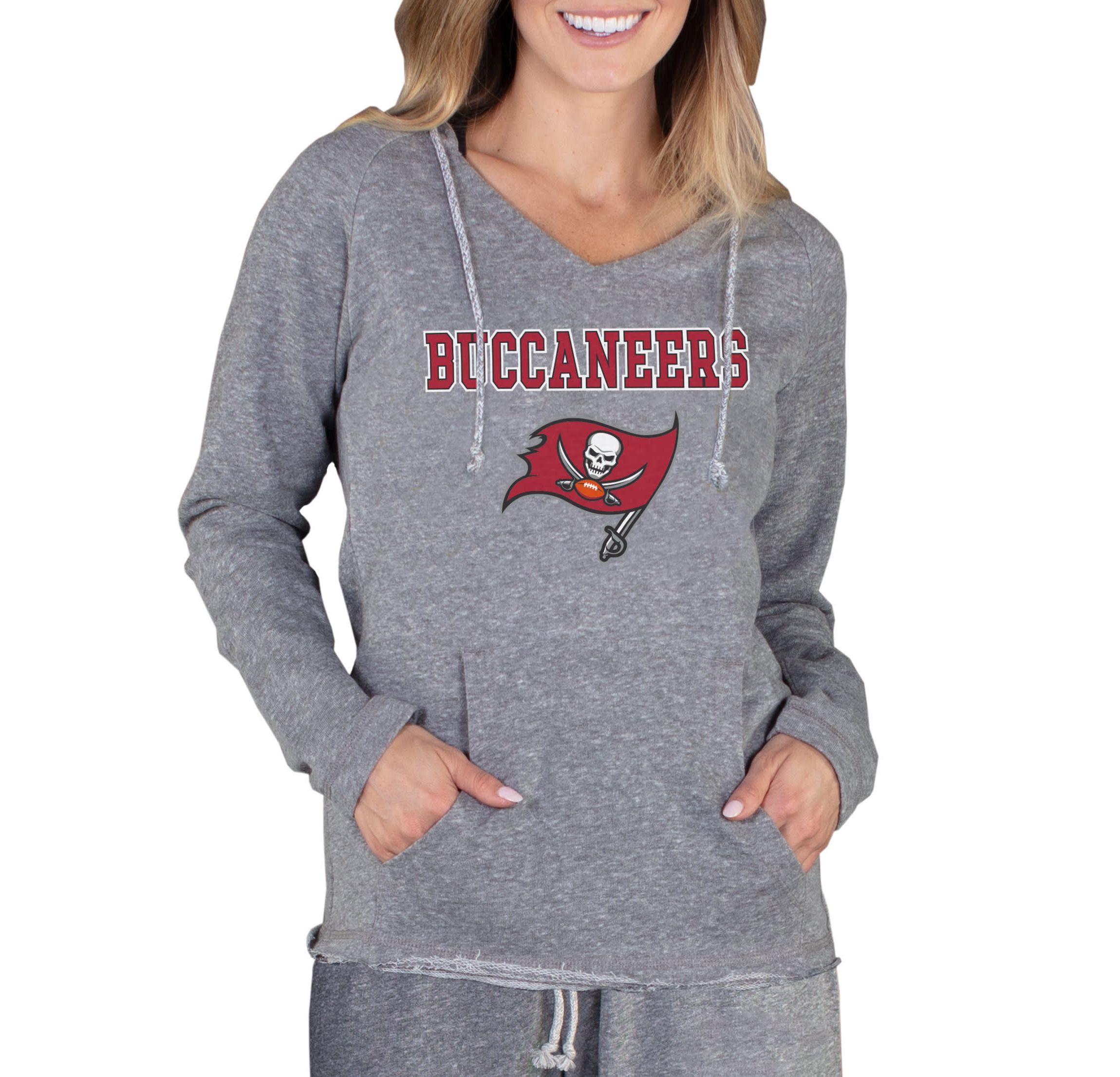 NFL Mainstream Tampa Bay Buccaneers Ladies LS Hooded Top