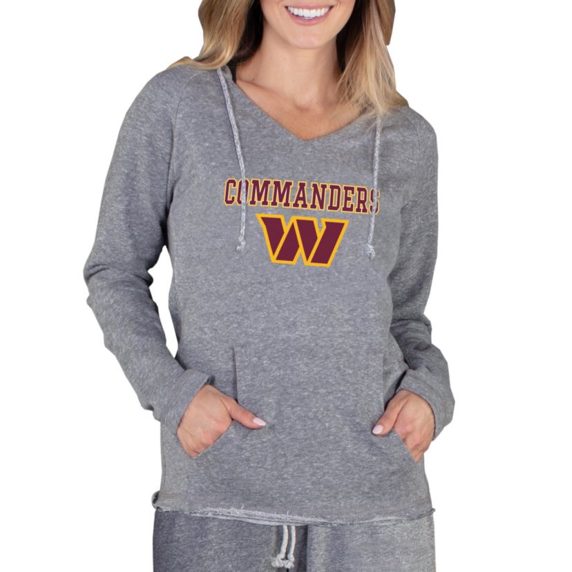 NFL Mainstream Washington Commanders Ladies LS Hooded Top