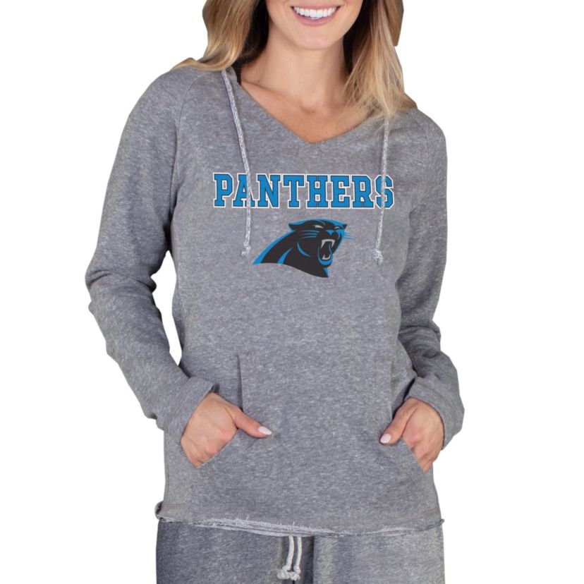 NFL Mainstream Carolina Panthers Ladies LS Hooded Top