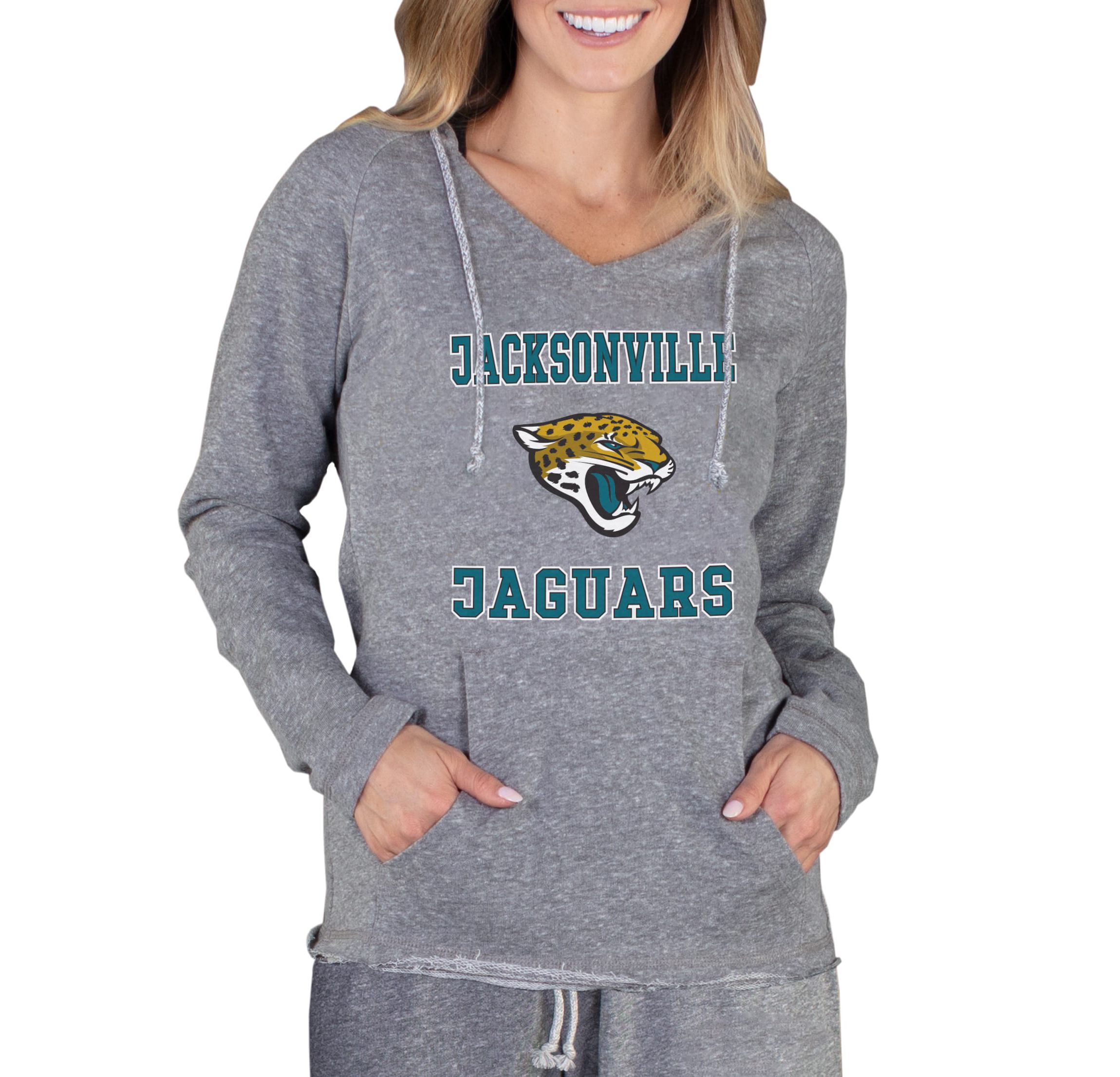 NFL Mainstream Jacksonville Jaguars Ladies LS Hooded Top