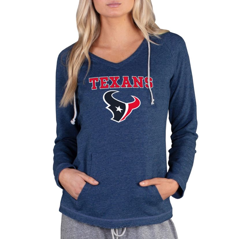 NFL Ladies Houston Texans Mainstream LS Hooded Top