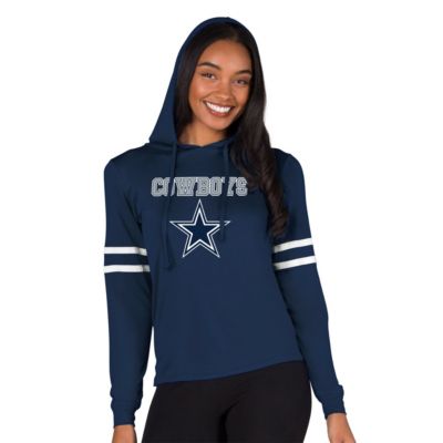 Concepts Sport NFL Marathon Ladies Dallas Cowboys Knit L/S Hoodie, Small