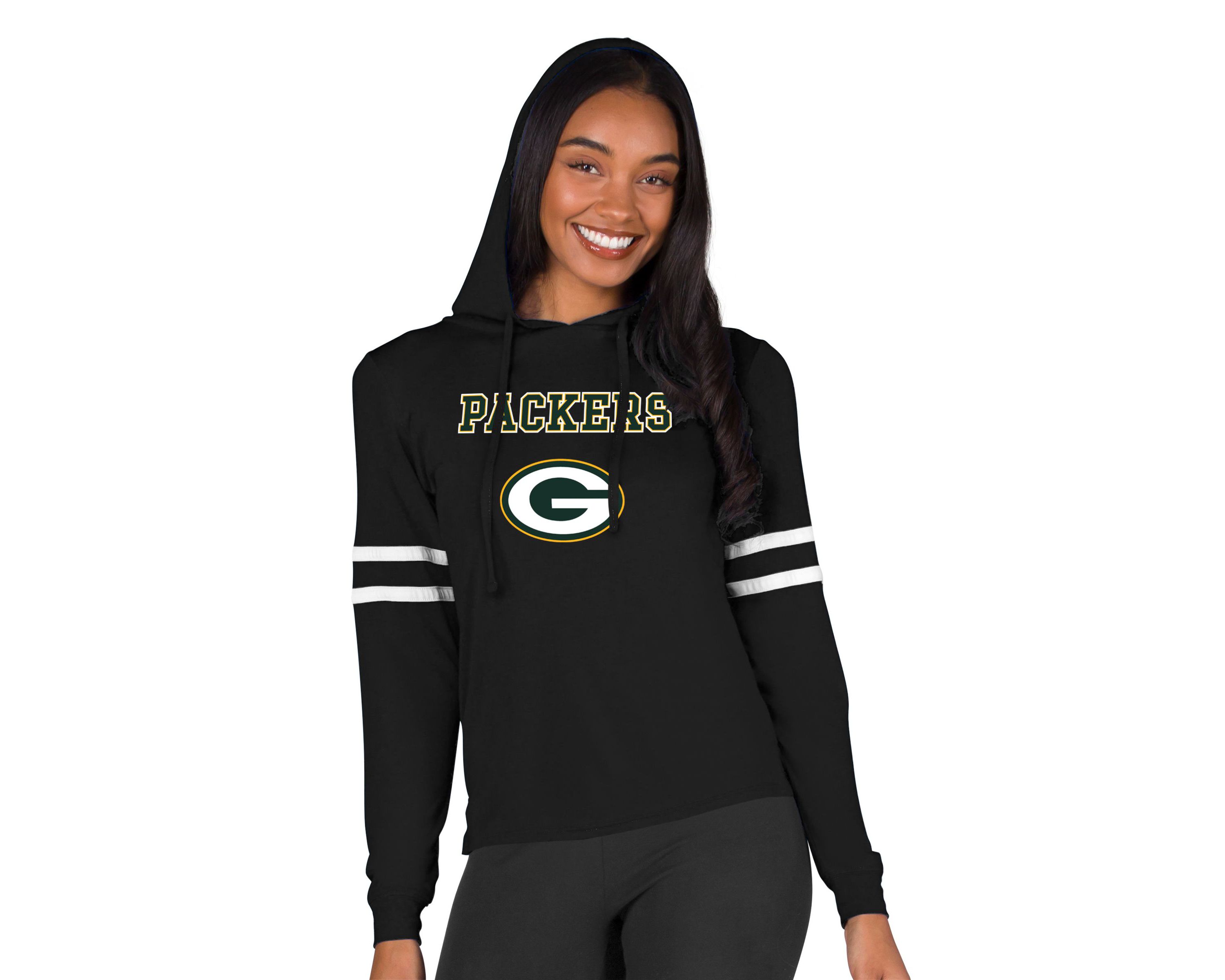 NFL Marathon Ladies Green Bay Packers Knit L/S Hoodie