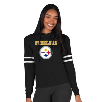 NFL Marathon Ladies Pittsburgh Steelers Knit L/S Hoodie