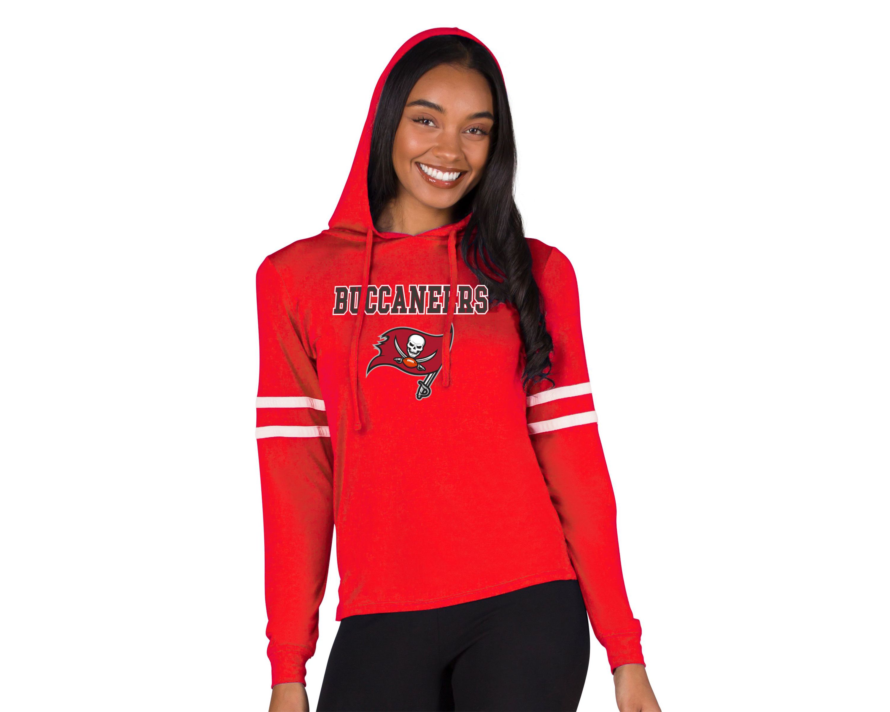 NFL Marathon Ladies Tampa Bay Buccaneers Knit L/S Hoodie