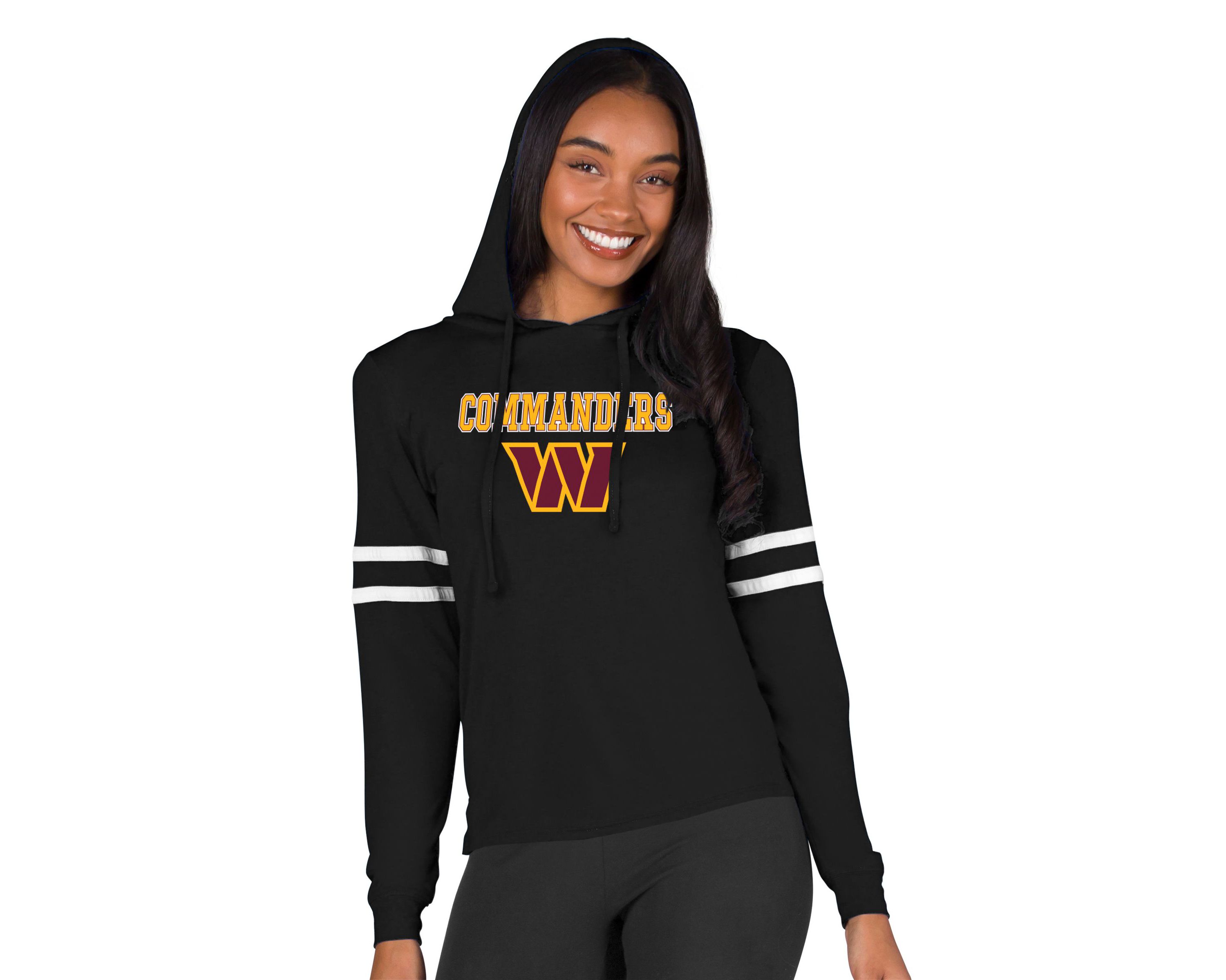 NFL Marathon Ladies Washington Commanders Knit L/S Hoodie