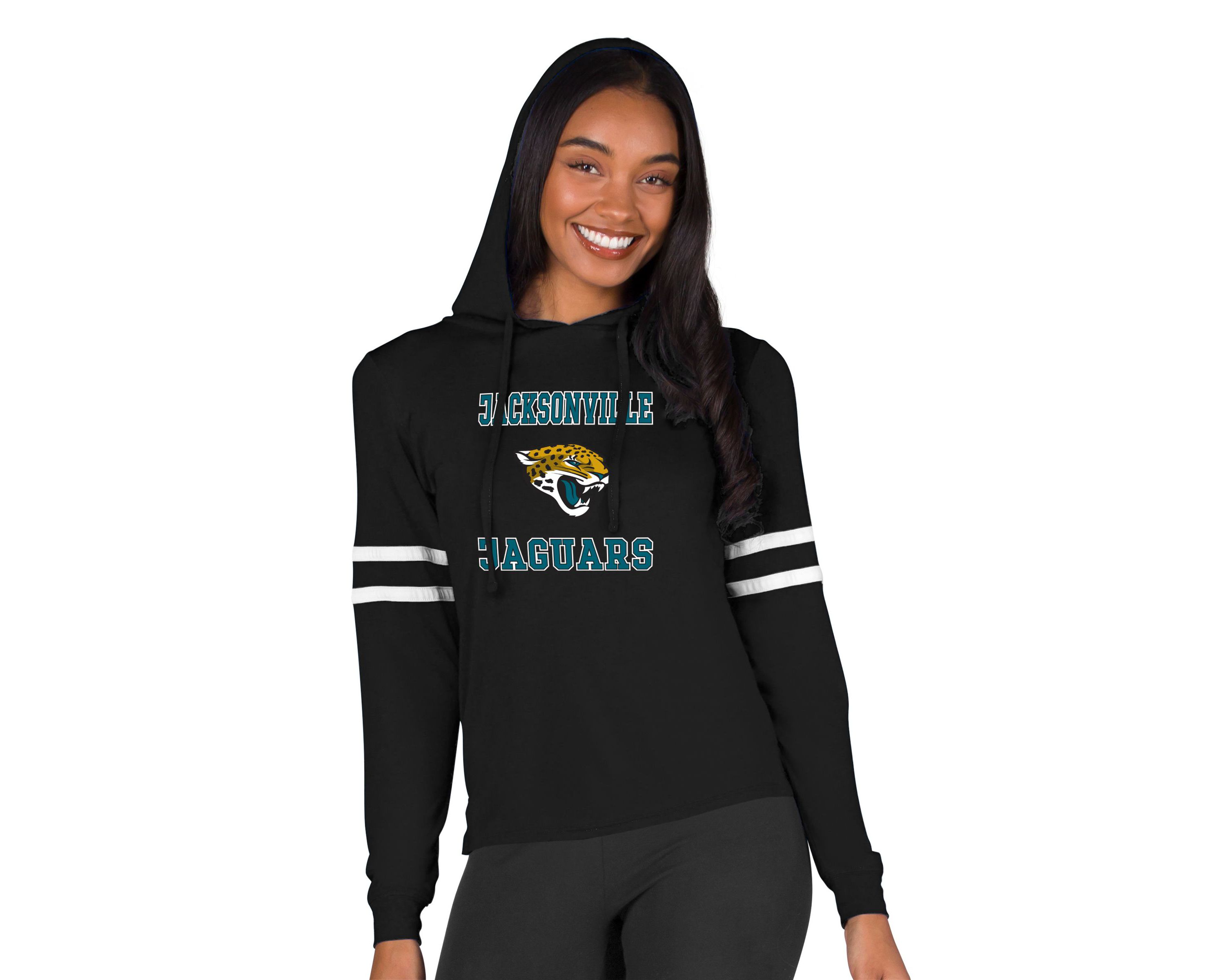NFL Marathon Ladies Jacksonville Jaguars Knit L/S Hoodie