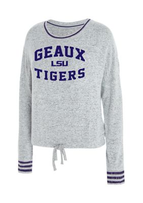 NCAA LSU Tigers  Siesta Sweater Knit Long Sleeve Top