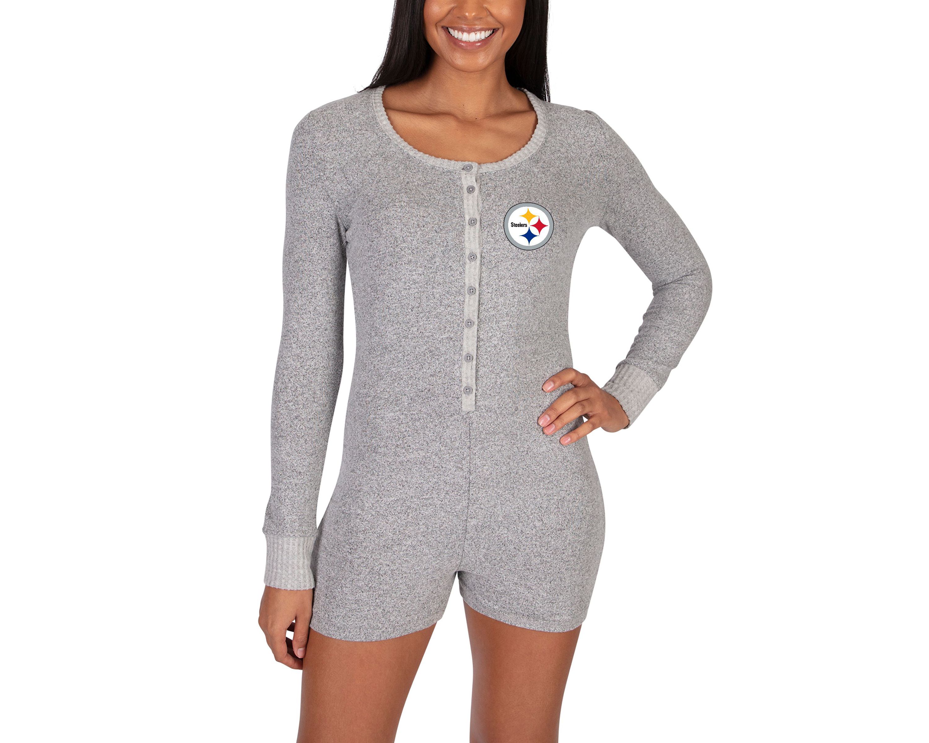 NFL Ladies Pittsburgh Steelers Venture Sweater Romper