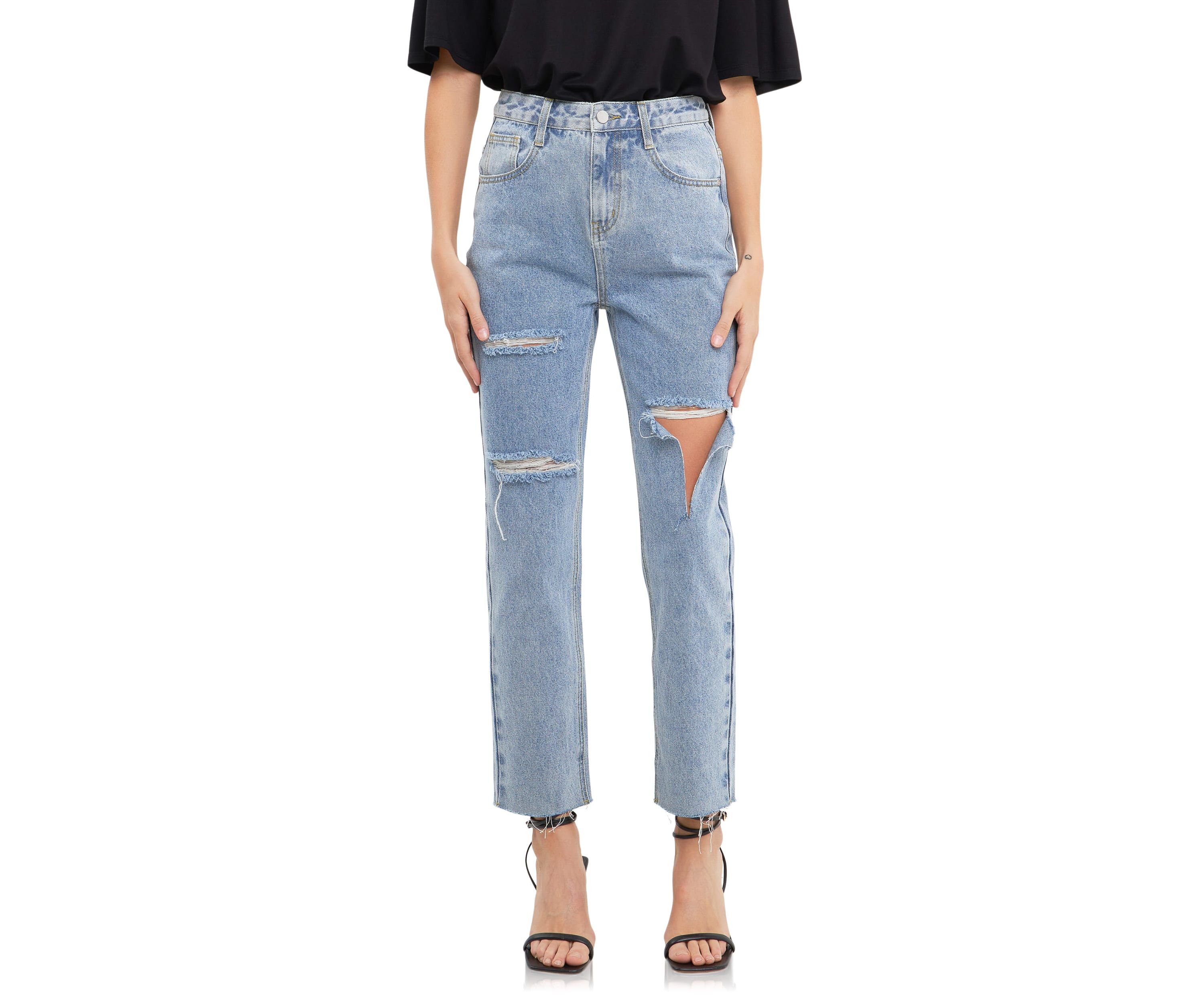 Destroyed Mom Jeans