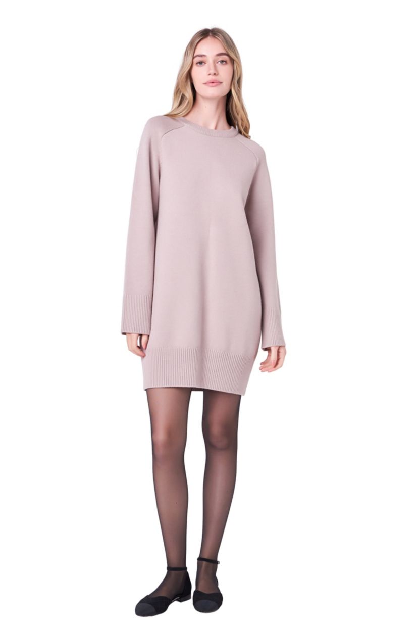 ENGLISH FACTORY Knit Mini Dress | Belk