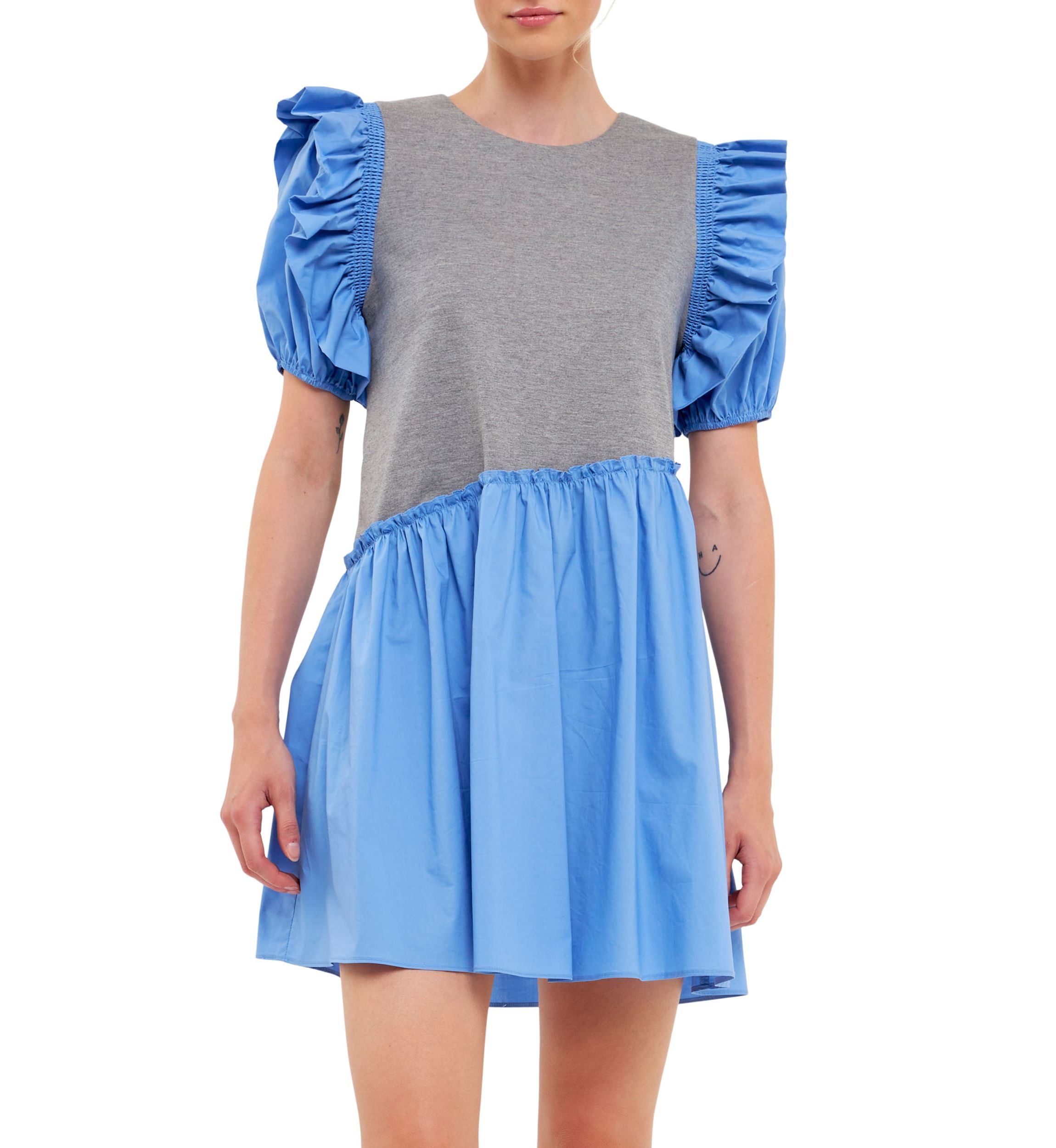 Asymmetrical Mini Dress