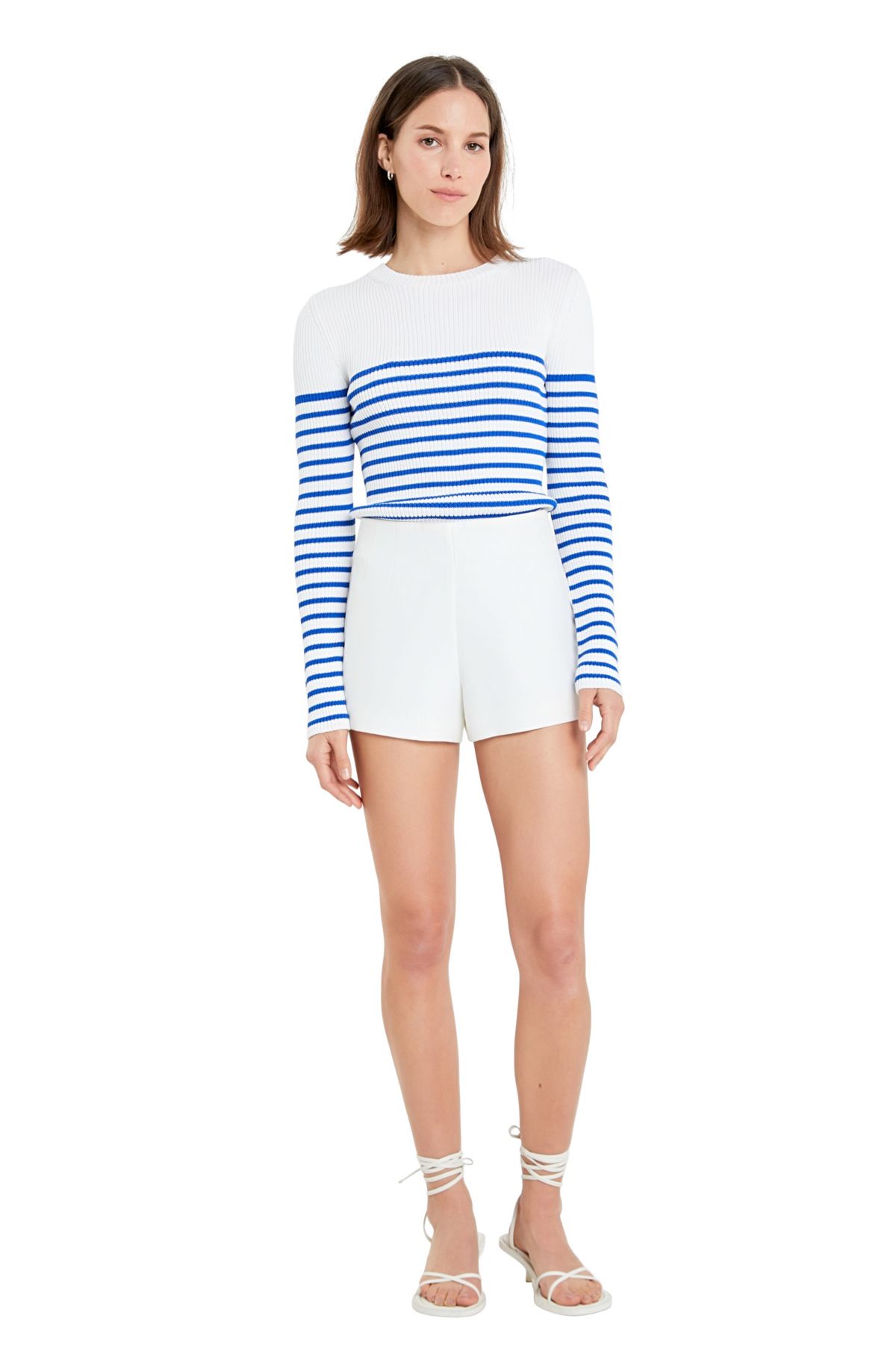 Stripe Long Sleeve Knit Top