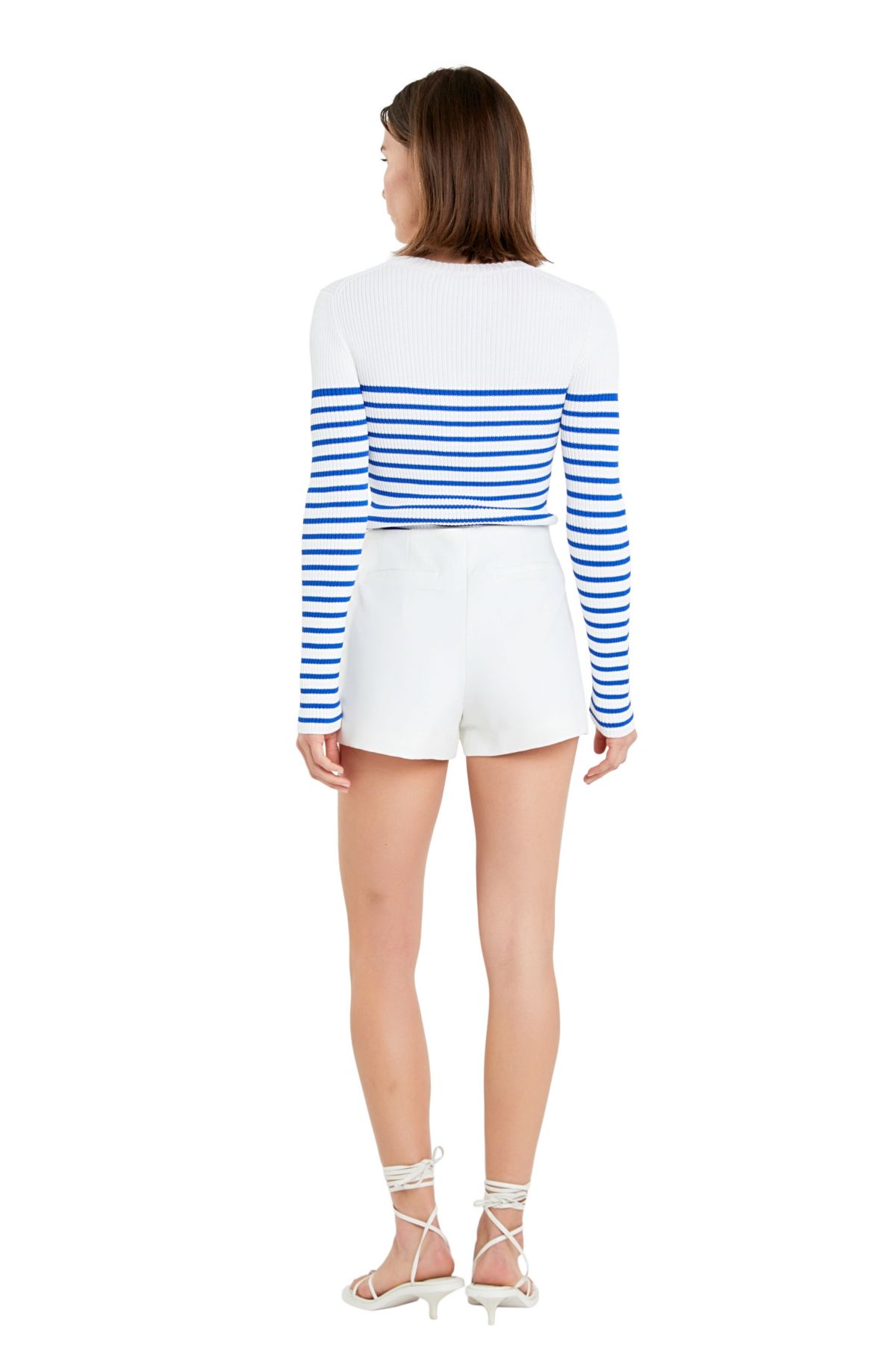 Stripe Long Sleeve Knit Top