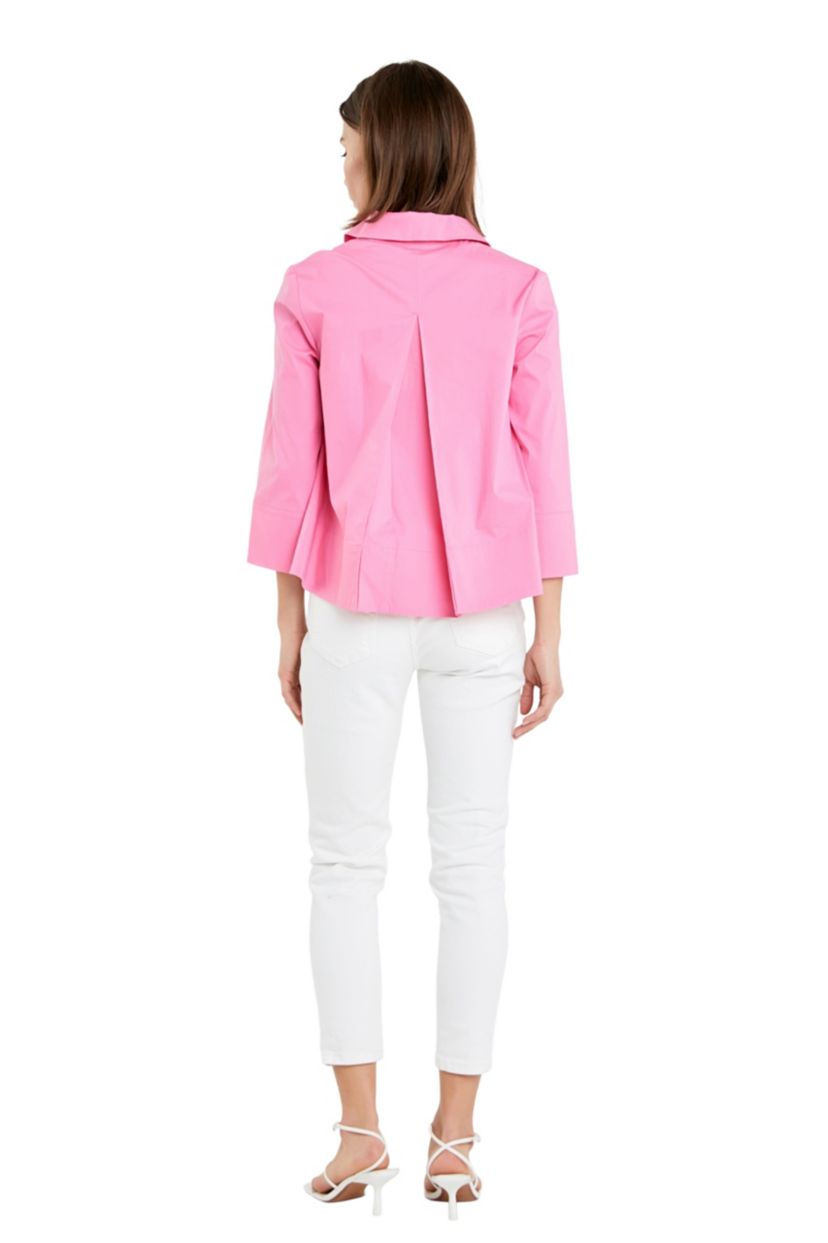 A-Line Kaftan Collar Top