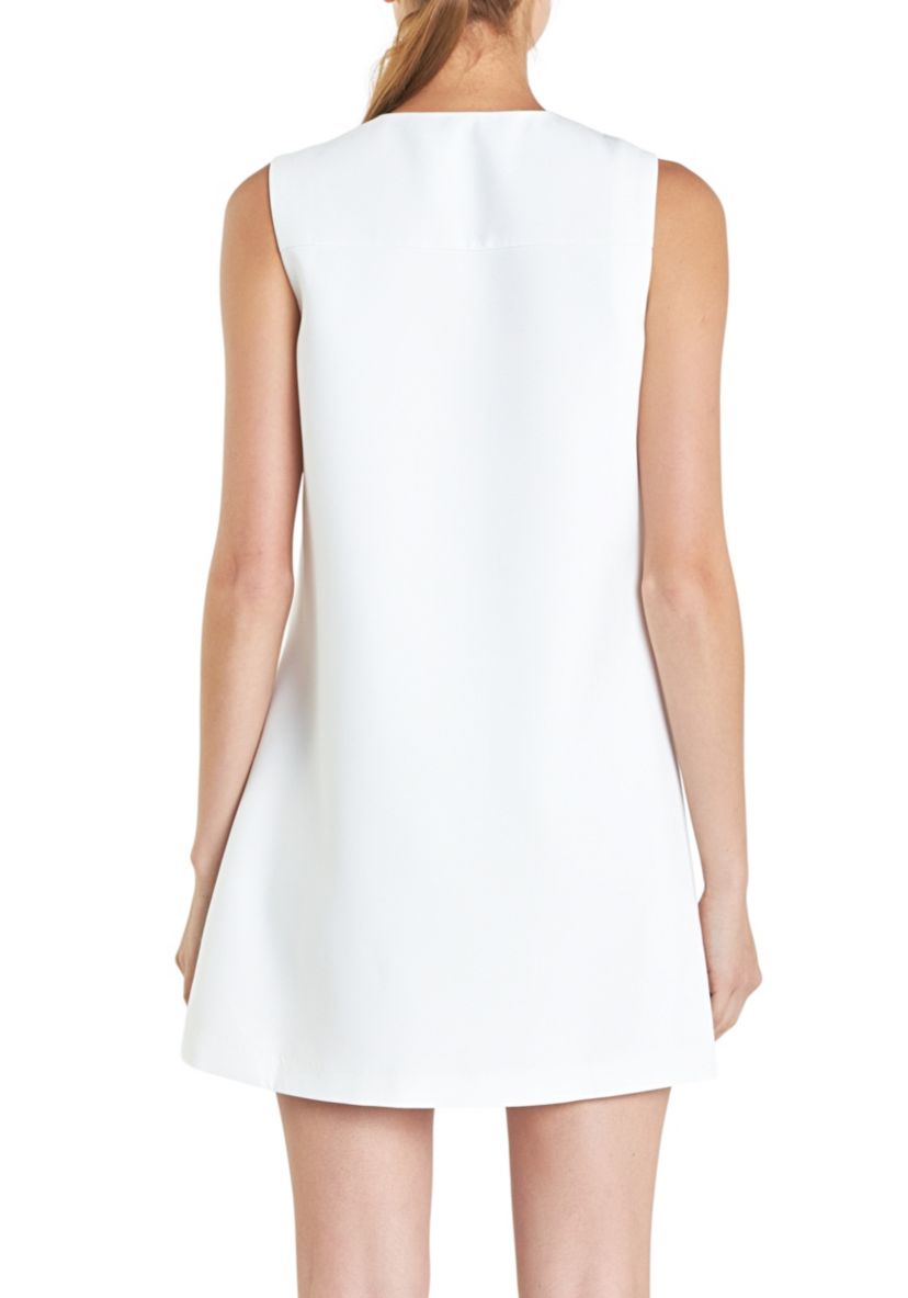 Eyelet Mini Dress