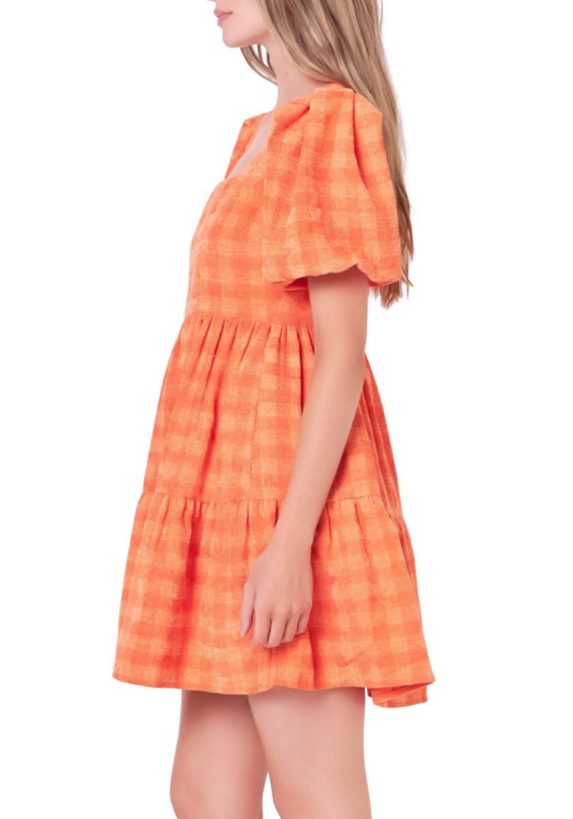 Tweed Babydoll Dress