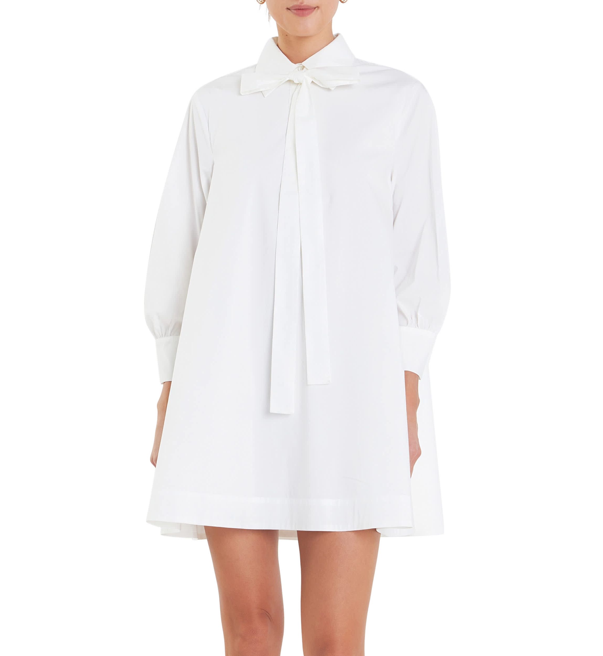 Bow Shirt Dress