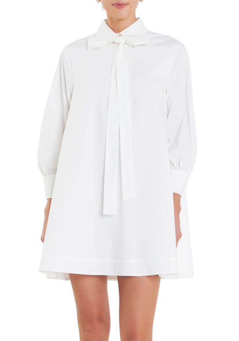 Bow Shirt Dress