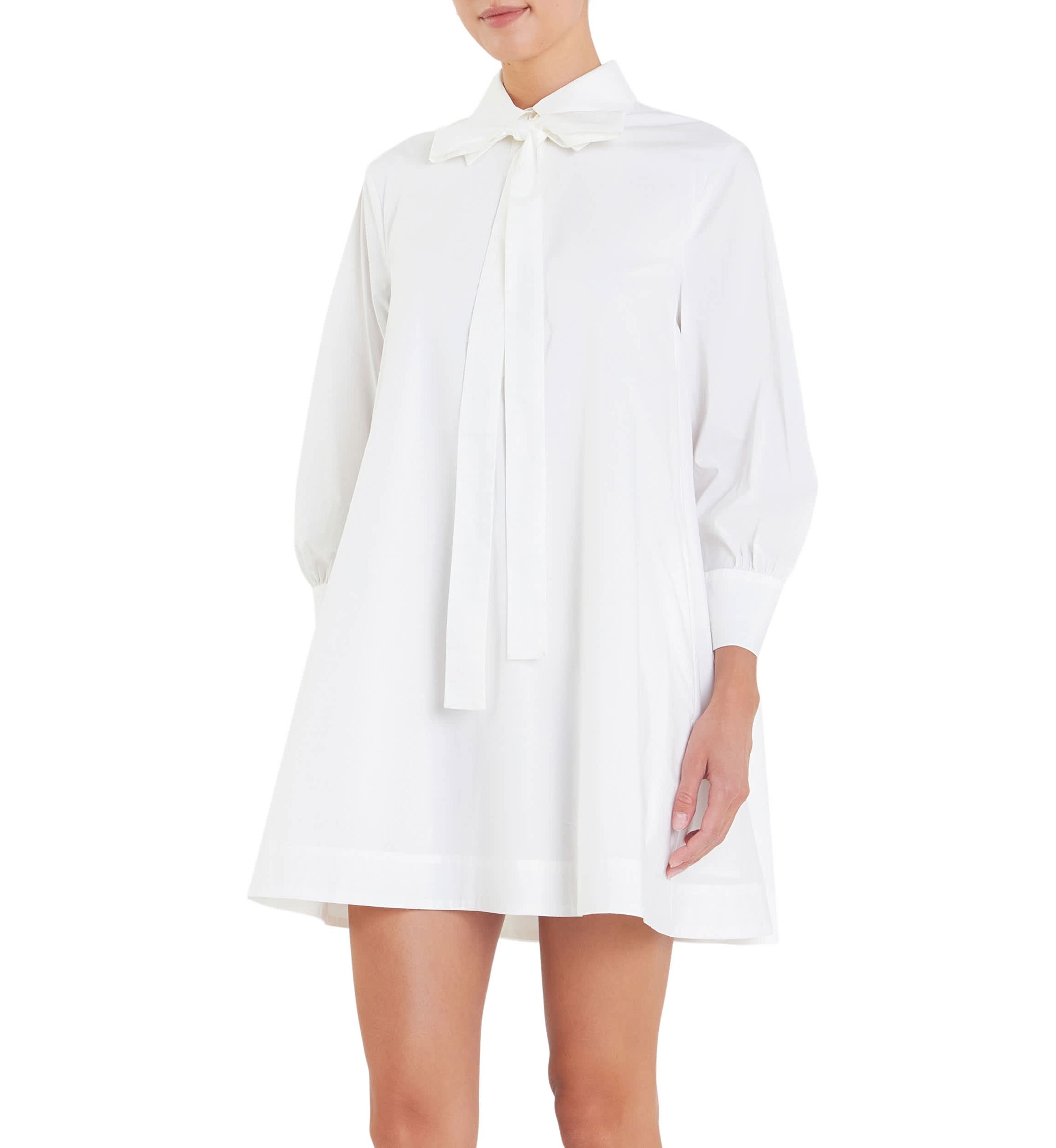 Bow Shirt Dress