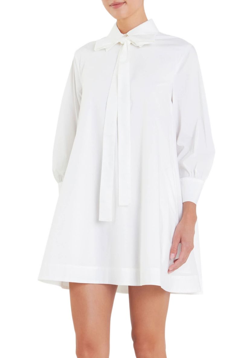Bow Shirt Dress