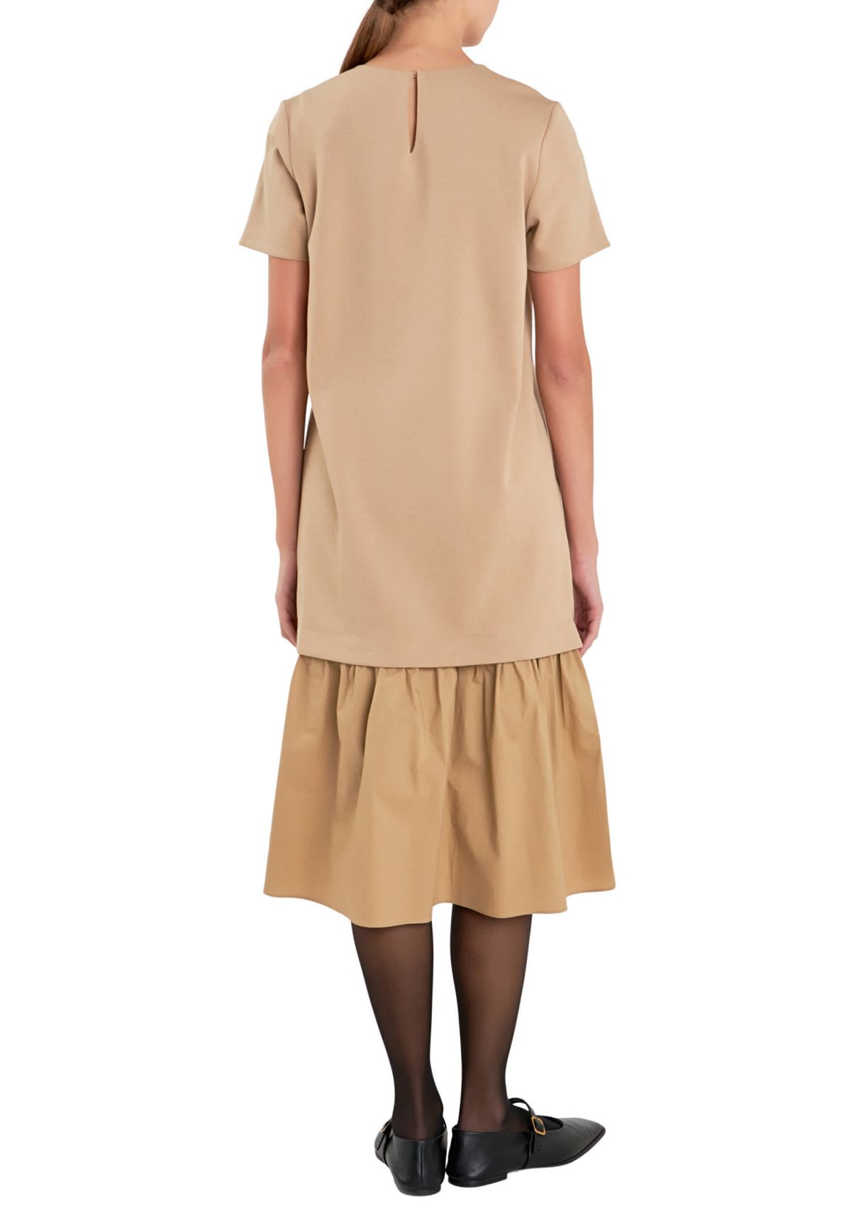 Mixed Media Tee Maxi Dress