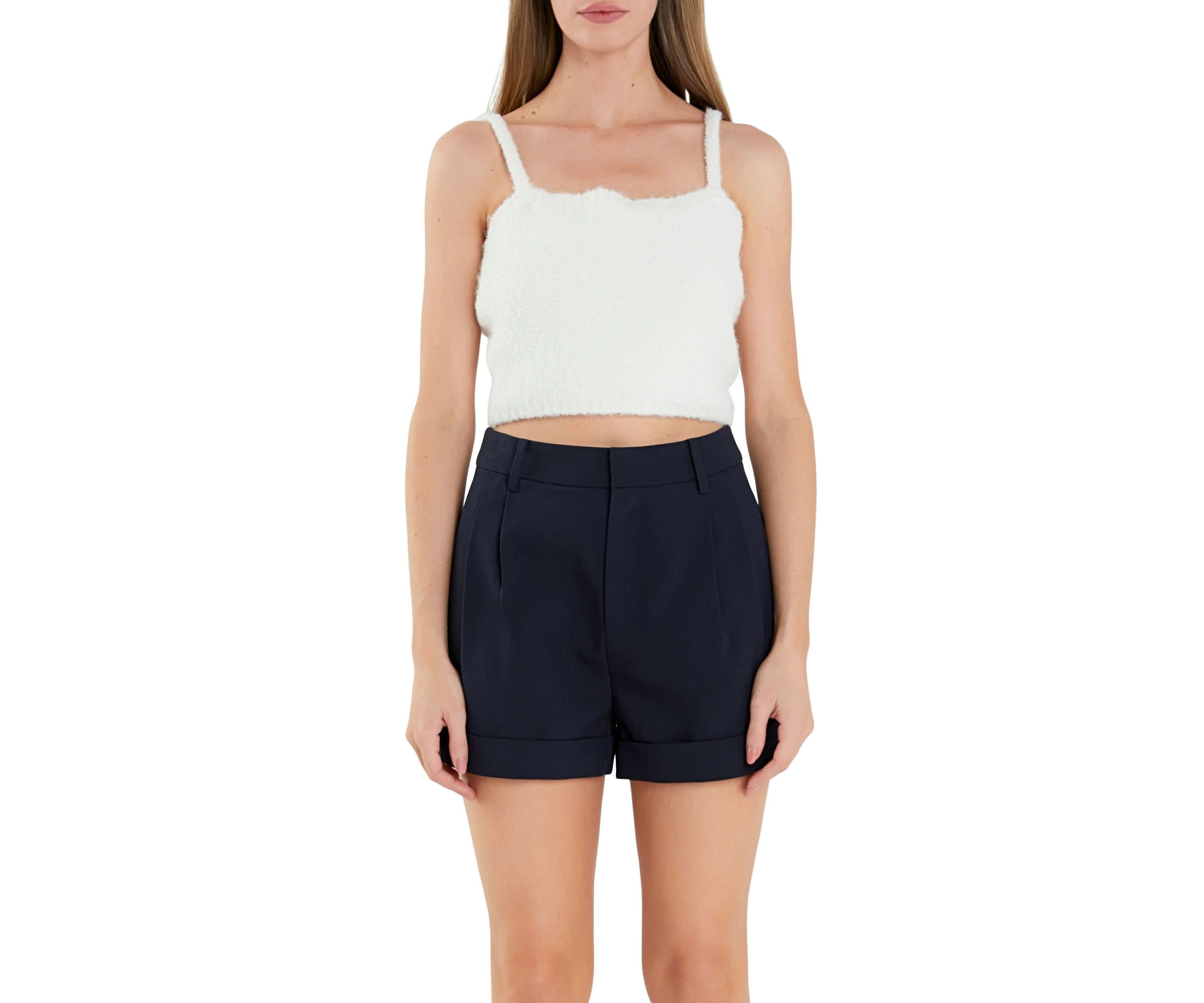 Fuzzy Knit Tank Top