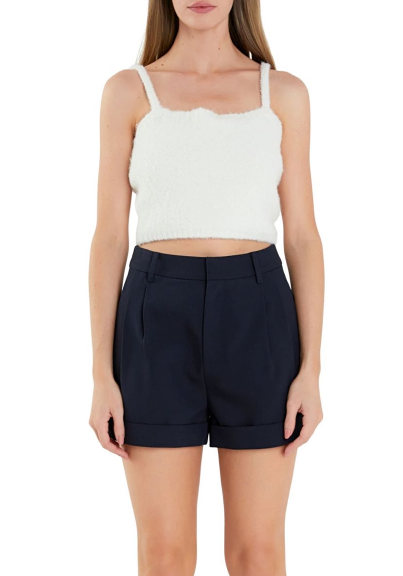 Fuzzy Knit Tank Top