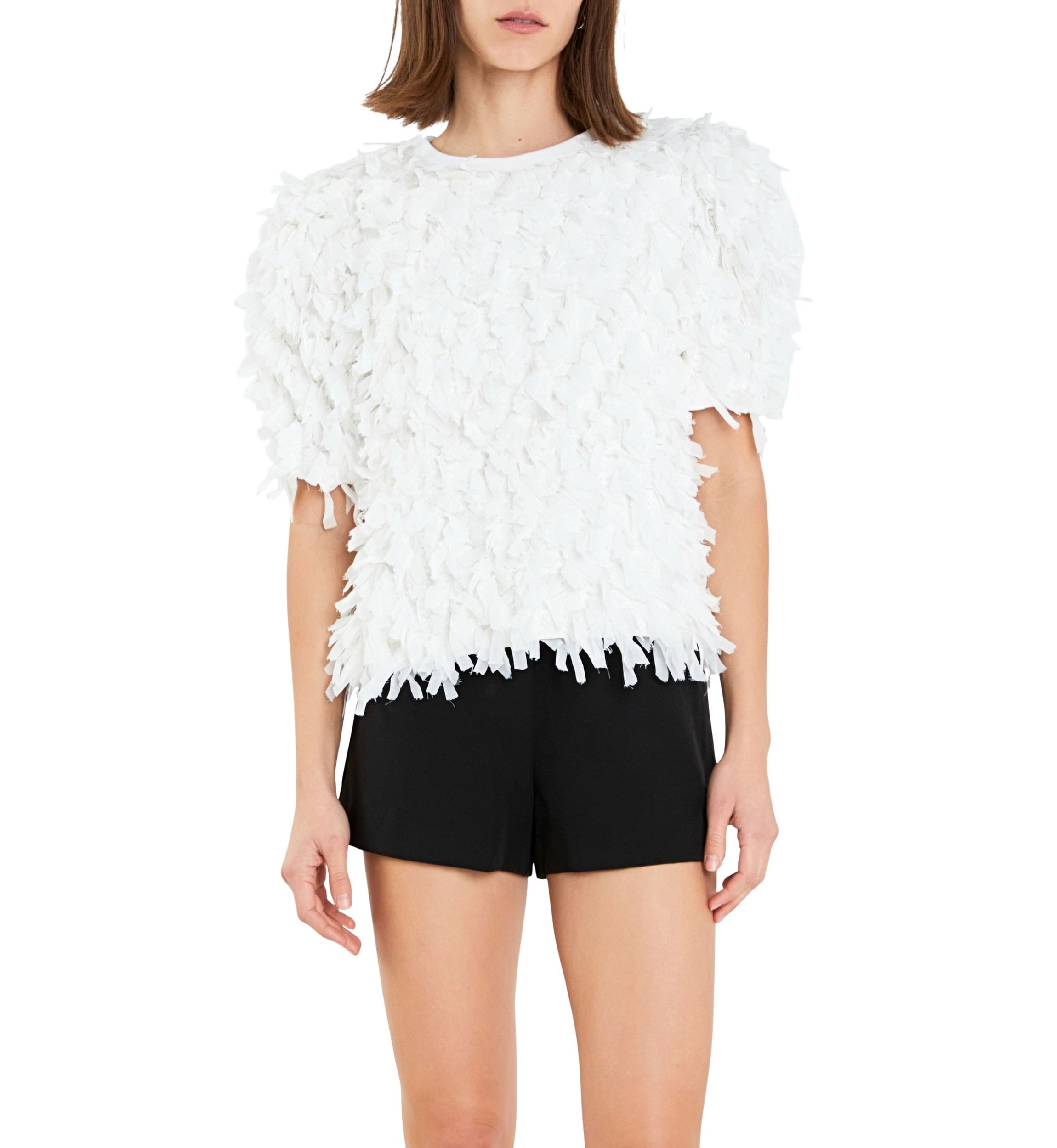 Textured Ribbon Top