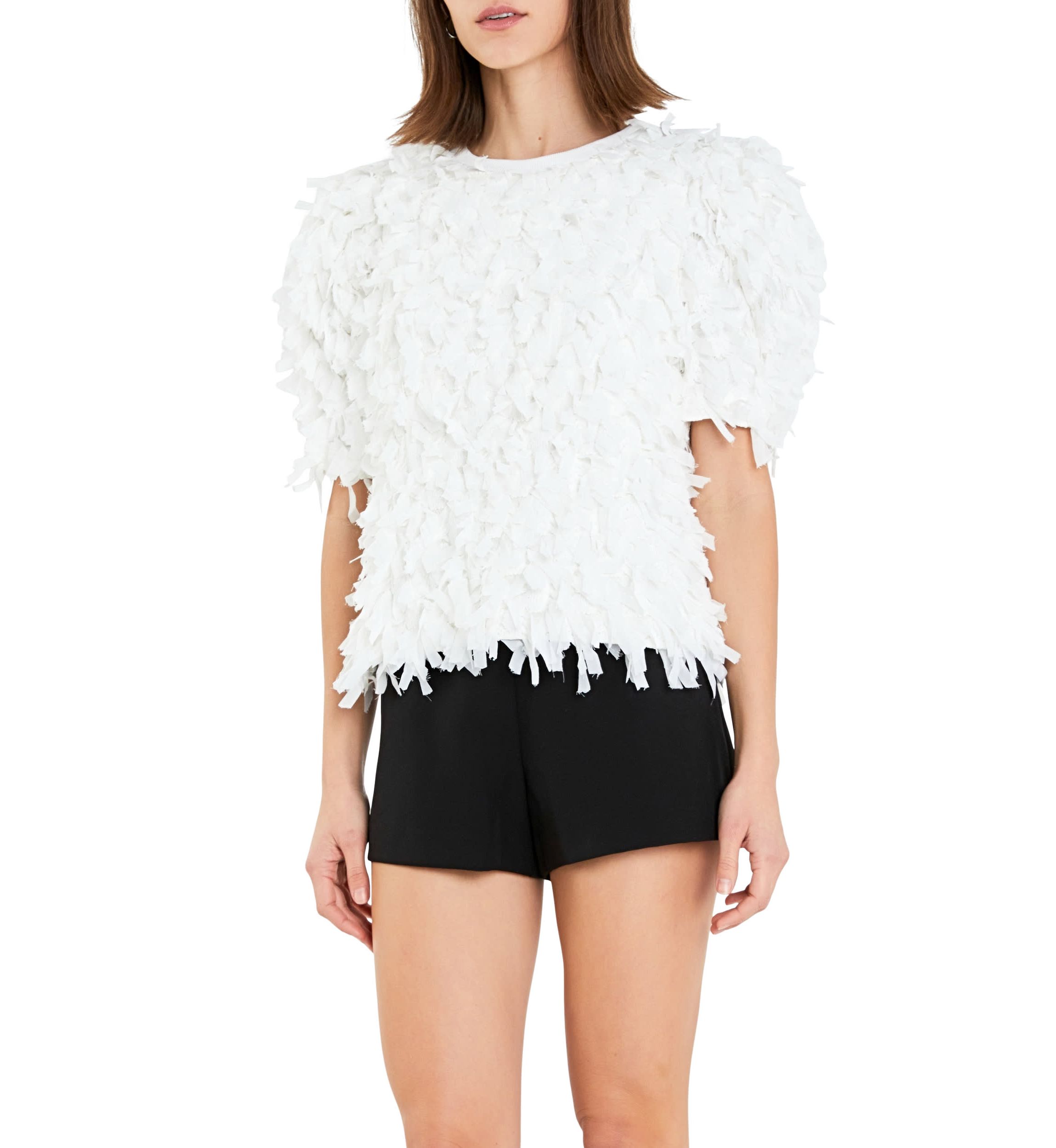 Textured Ribbon Top
