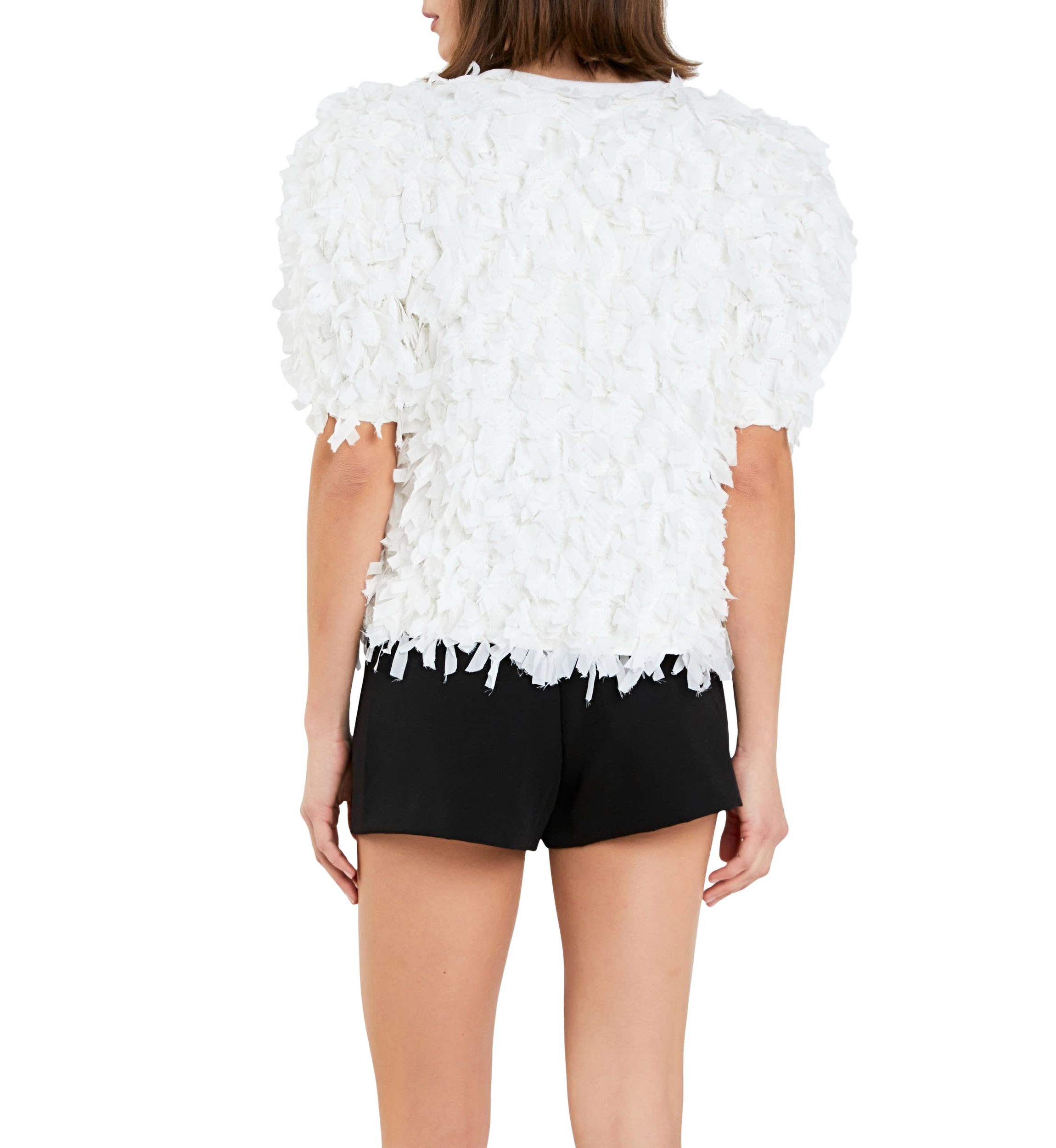 Textured Ribbon Top