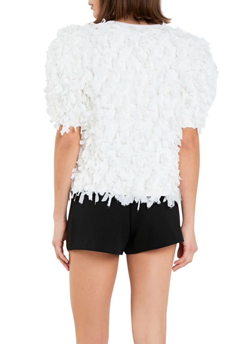Textured Ribbon Top