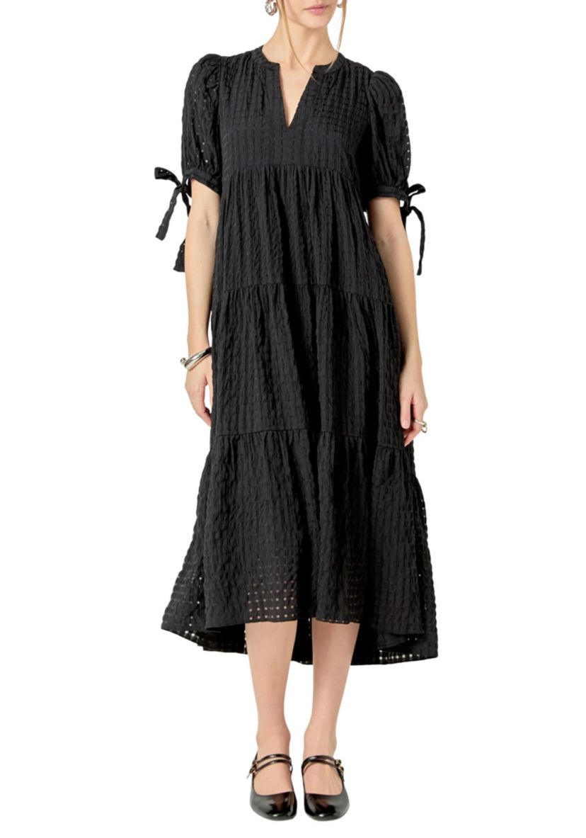 knee length dresses for ladies Staple Ribbed Maxi Dress (Heather Grey) – EditTheLabel