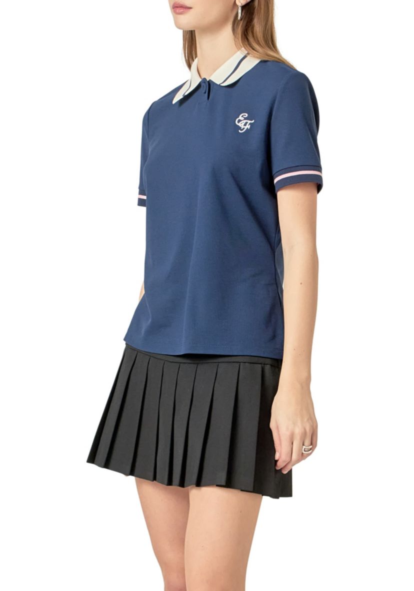 Color Block Polo Shirt