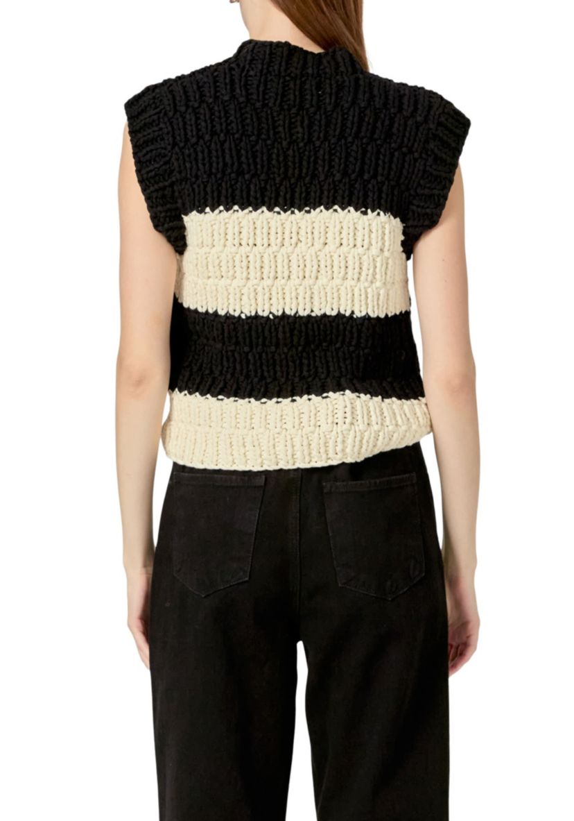 Striped Chunky Vest