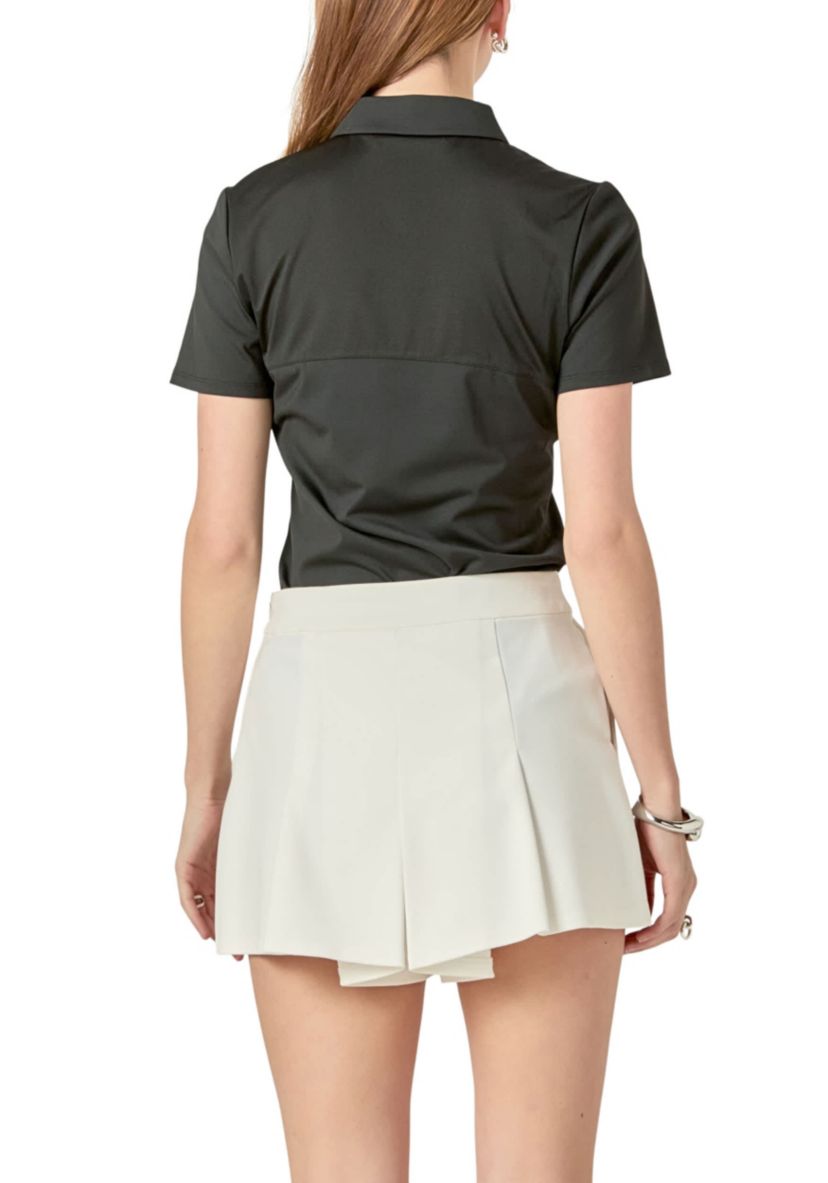 Sportswear Short Sleeve Stretched Top